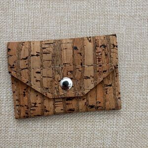 Handmade Cork Snap Pouch